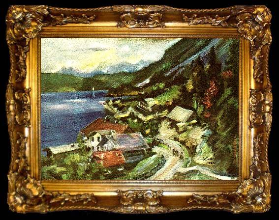 framed  Lovis Corinth walchensee, ta009-2